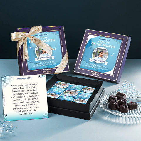 Employee of the Month | Custom Chocolate Recognition Gift