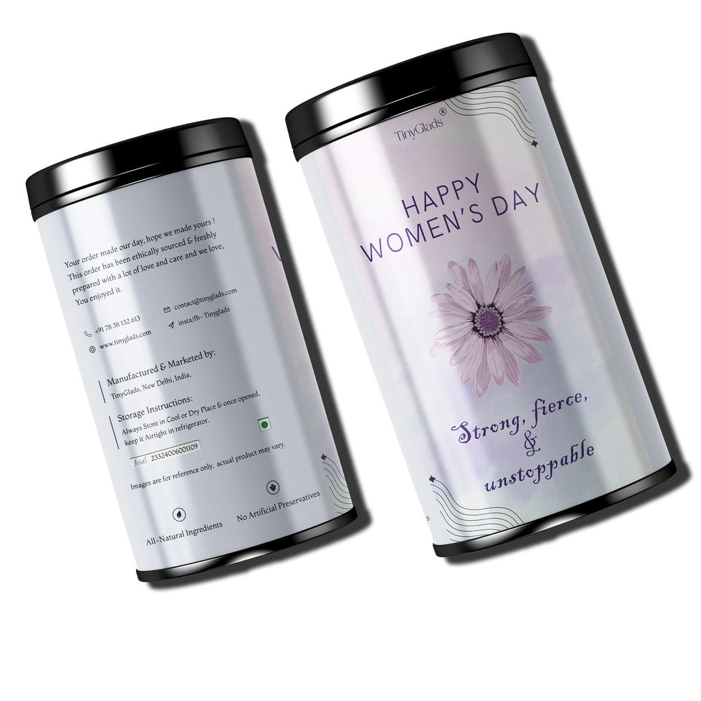 TinyGlads Strong, Fierce & Unstoppable Chocolate Gift Jar | Women's Day