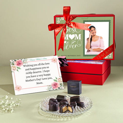 Mother’s Day Custom Celebration Box | 9 Truffles with Message Card