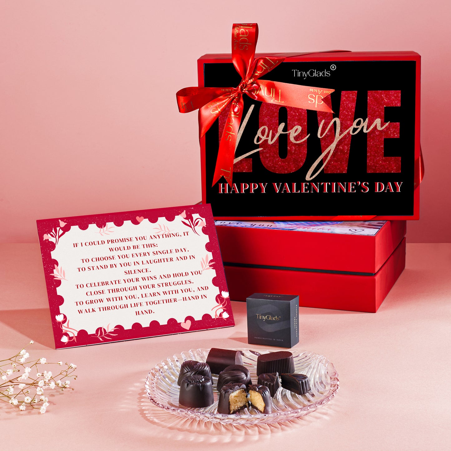 Love Edition Valentine Chocolate Gift Box with 12 Decadent Truffles