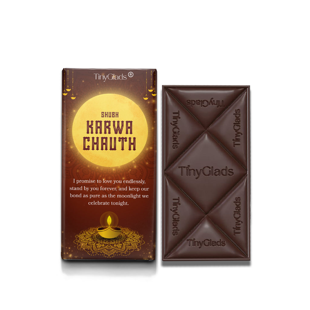 Shubh Karwa Chauth Premium Chocolate Bar