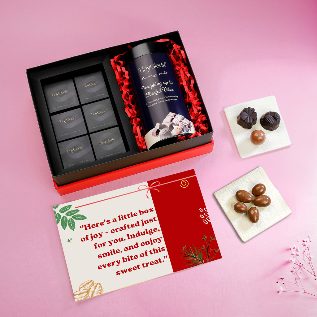 Premium Indulgence Chocolate Jar & Truffle Gift Box