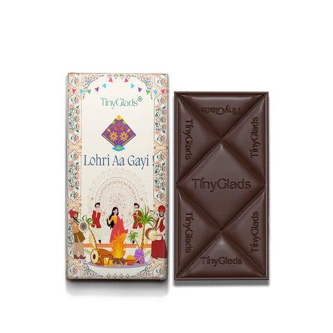 TinyGlads Lohri Aa Gayi Chocolate Bar | 80g