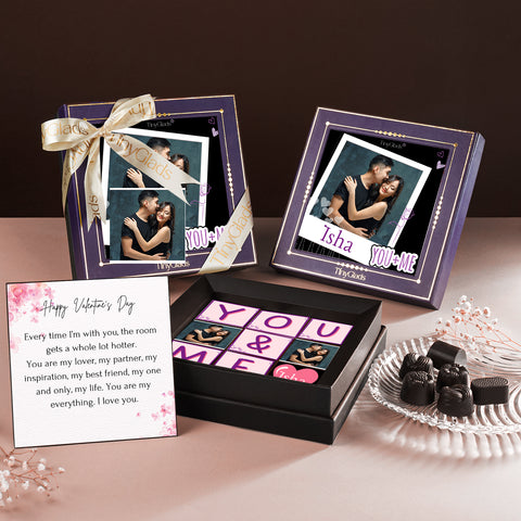 Valentine’s Day Sweet Moments Chocolate Box – 9 Truffles Inside