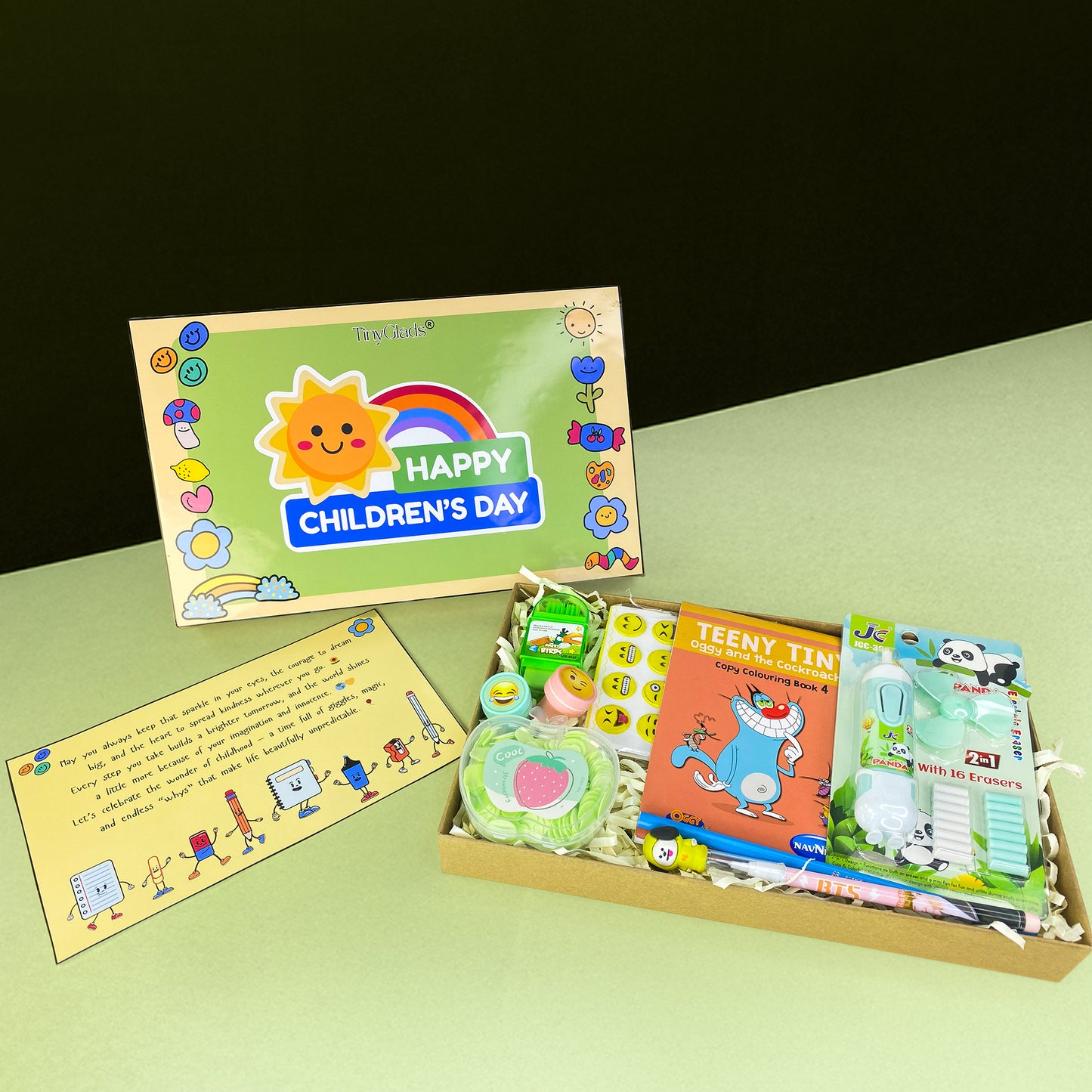 TinyGlads Bright Minds Children's Day Activity Hamper | Creative Gift Box