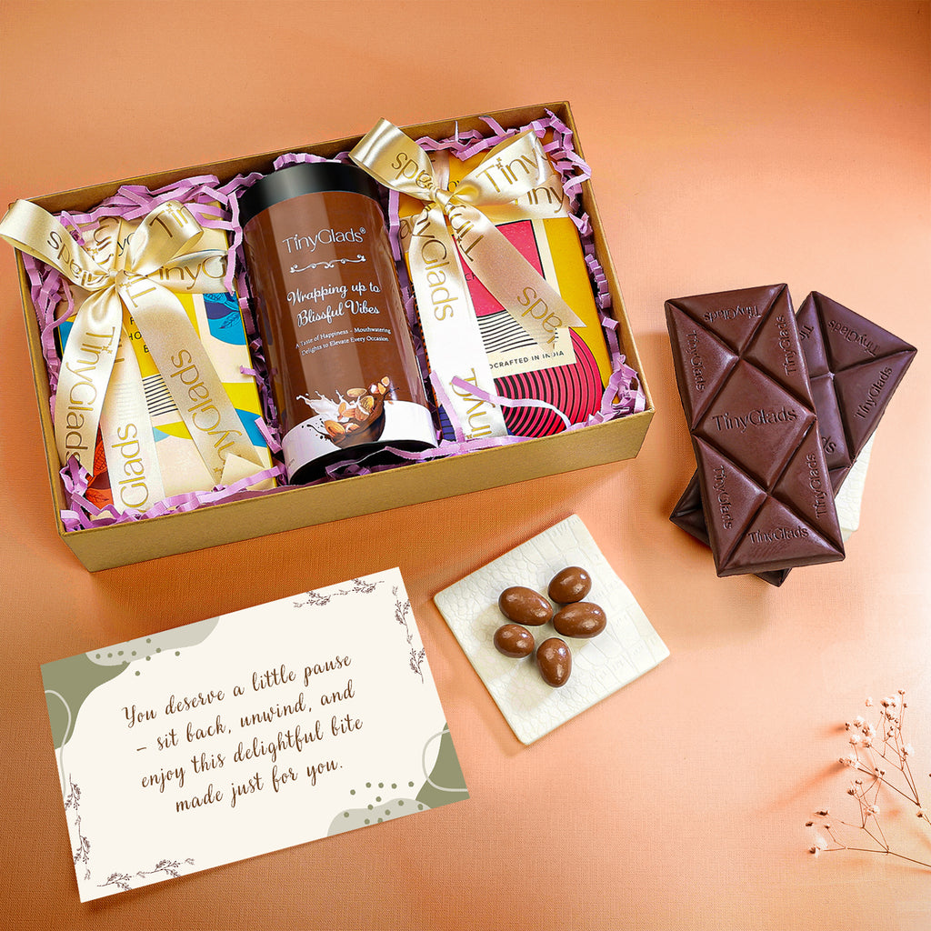 Double Chocolate Bars & Gourmet Jar Gift Set