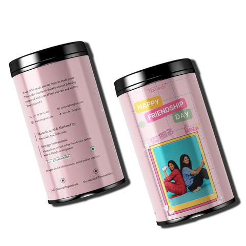 Personalized Bestie Photo Chocolate Truffle Jar
