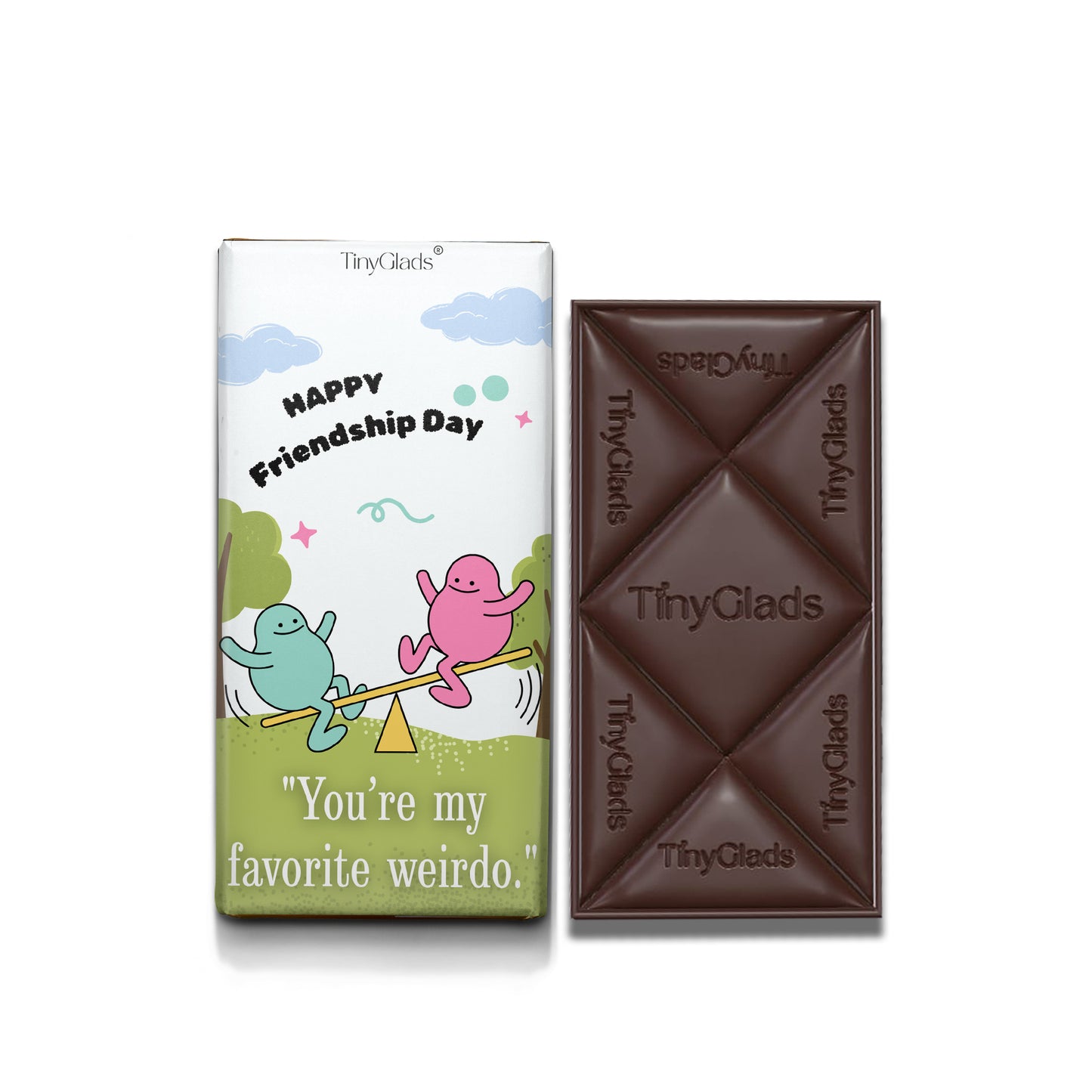 You're My Favourite Weirdo Chocolate Bar | Almond & Cranberry