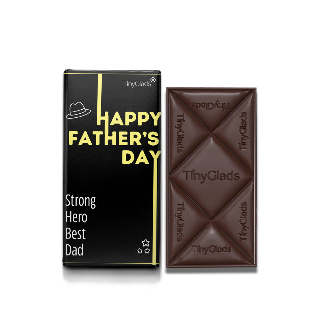 Strong Hero Best Dad Chocolate Bar
