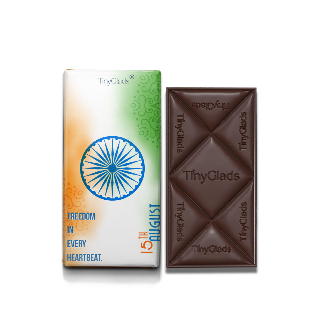 Independence Day Premium Chocolate Bar | Almond & Cranberry Delight