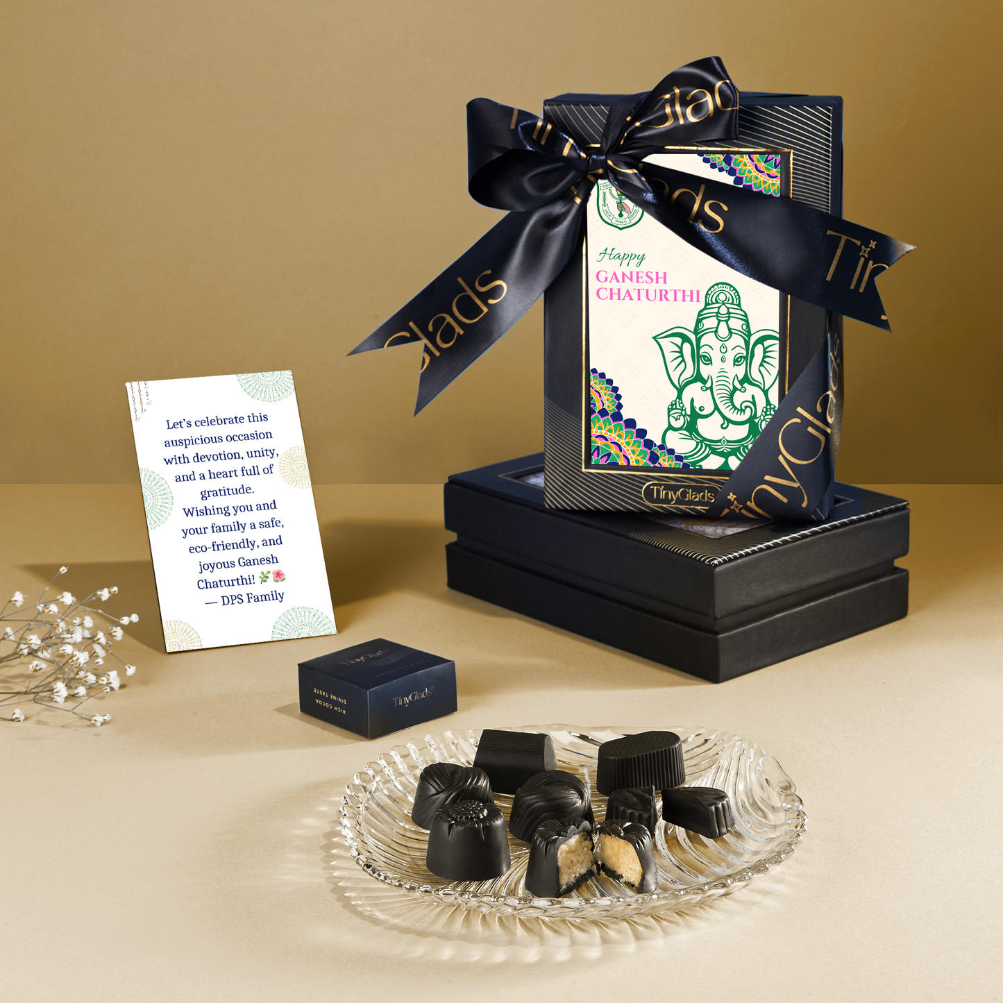 Ganesh Chaturthi Chocolate Photo Frame Gift Box – 6 Premium Truffles