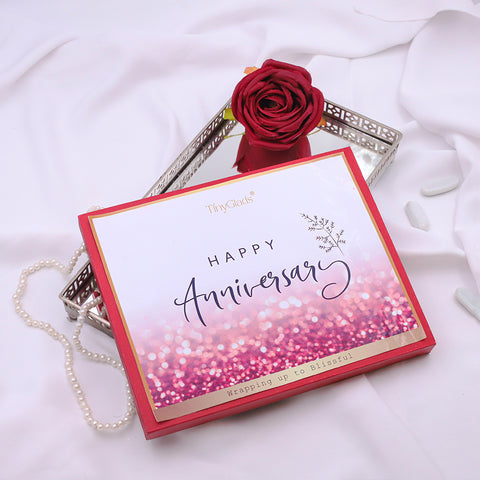 Romantic Anniversary Gift Photo on Chocolates - 12 Chocolate Truffles