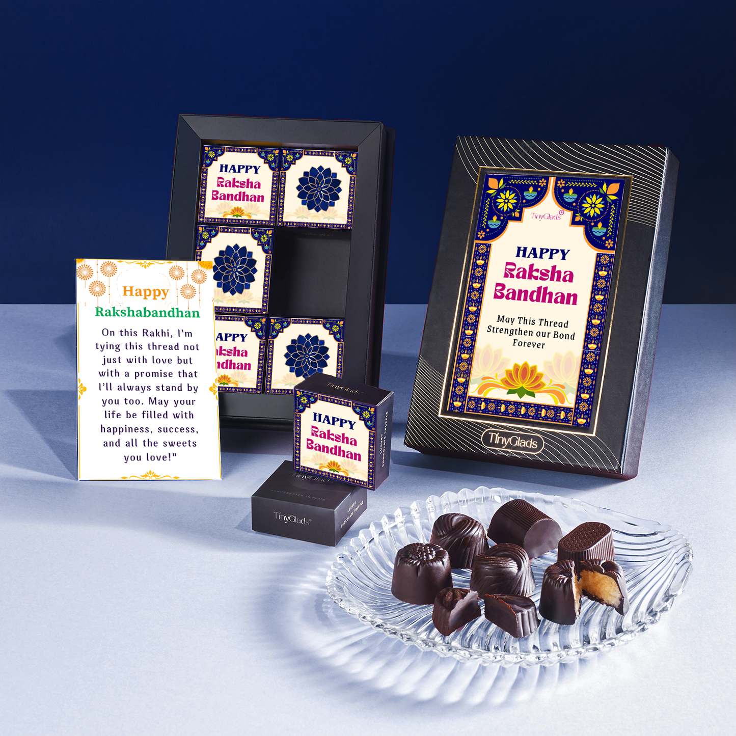 Rakhi Celebration Box – Chocolates, Rakhi & Love