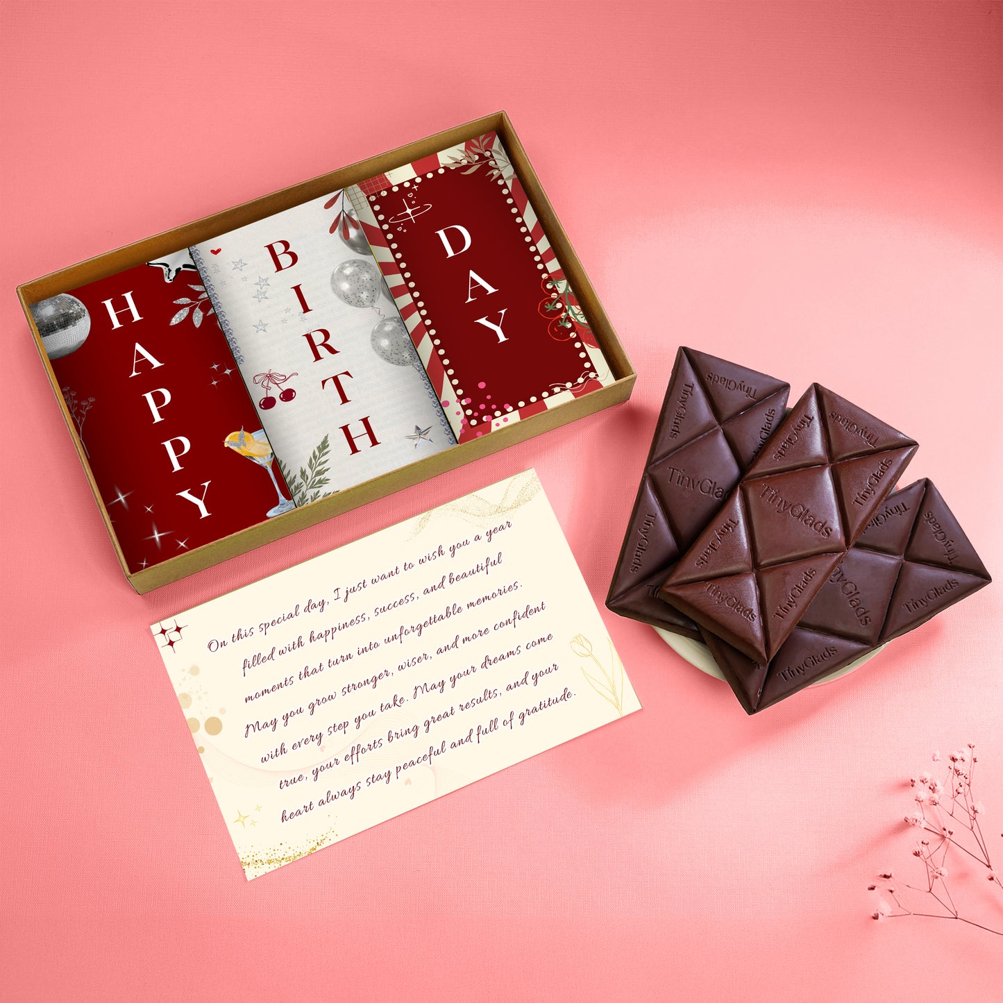 Triple Chocolate Bars Treat | Birthday Gift Box