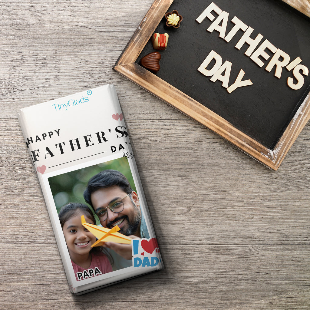 Customised Father’s Day Chocolate Bar for Dad