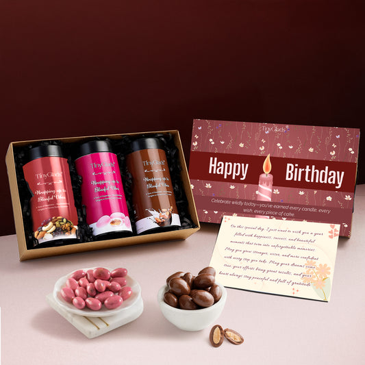 A Trio of Indulgence | Birthday Gift Box with 3 Jars