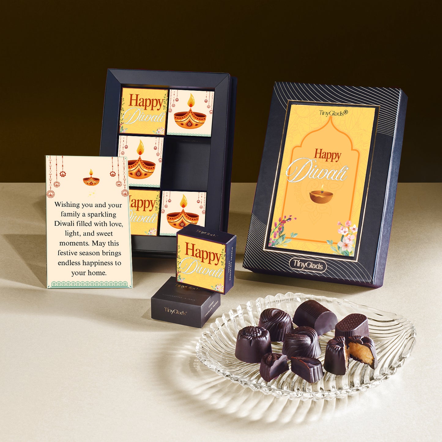 Diwali Chocolate Gift Box with 6 Premium Truffles