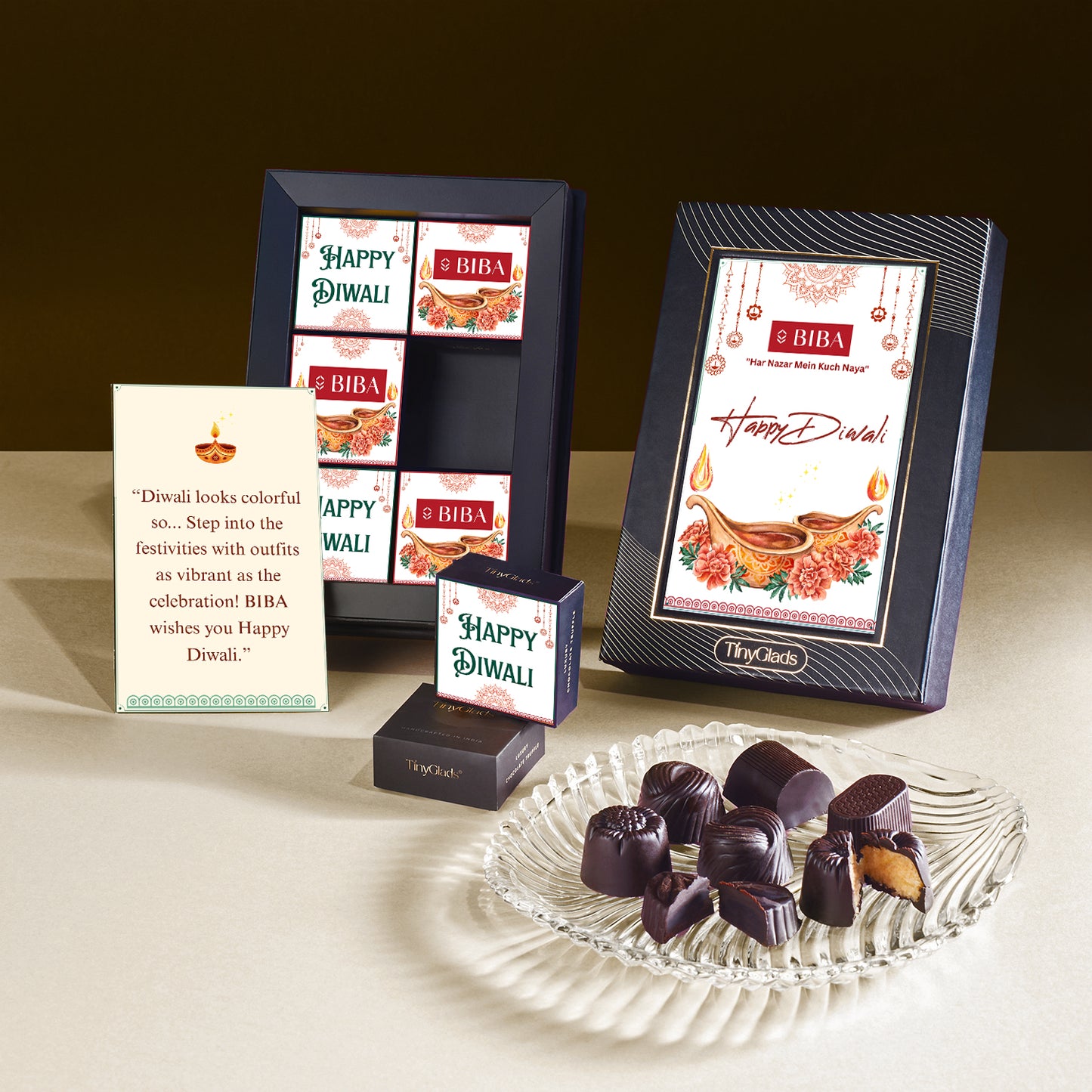 Festive Diwali Truffle Box with 6 Chocolates
