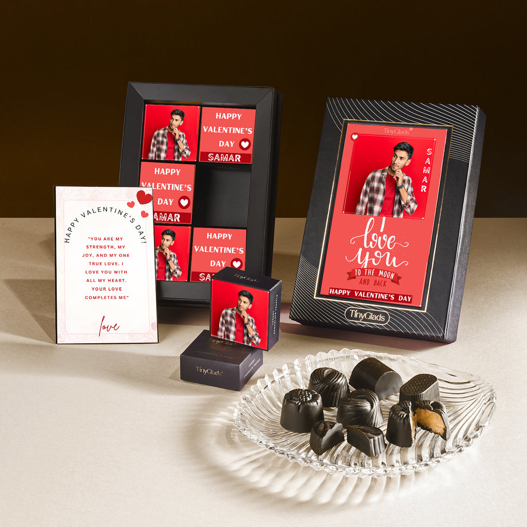 Love You Valentine's Day Photoframe Chocolate Box