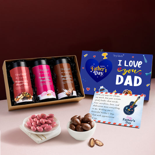 Father’s Day Premium Flavoured Jar Gift Hamper – 3 Jars Inside