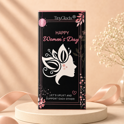 TinyGlads Grace in Bloom Chocolate Bar | Women's Day Edition | 80g