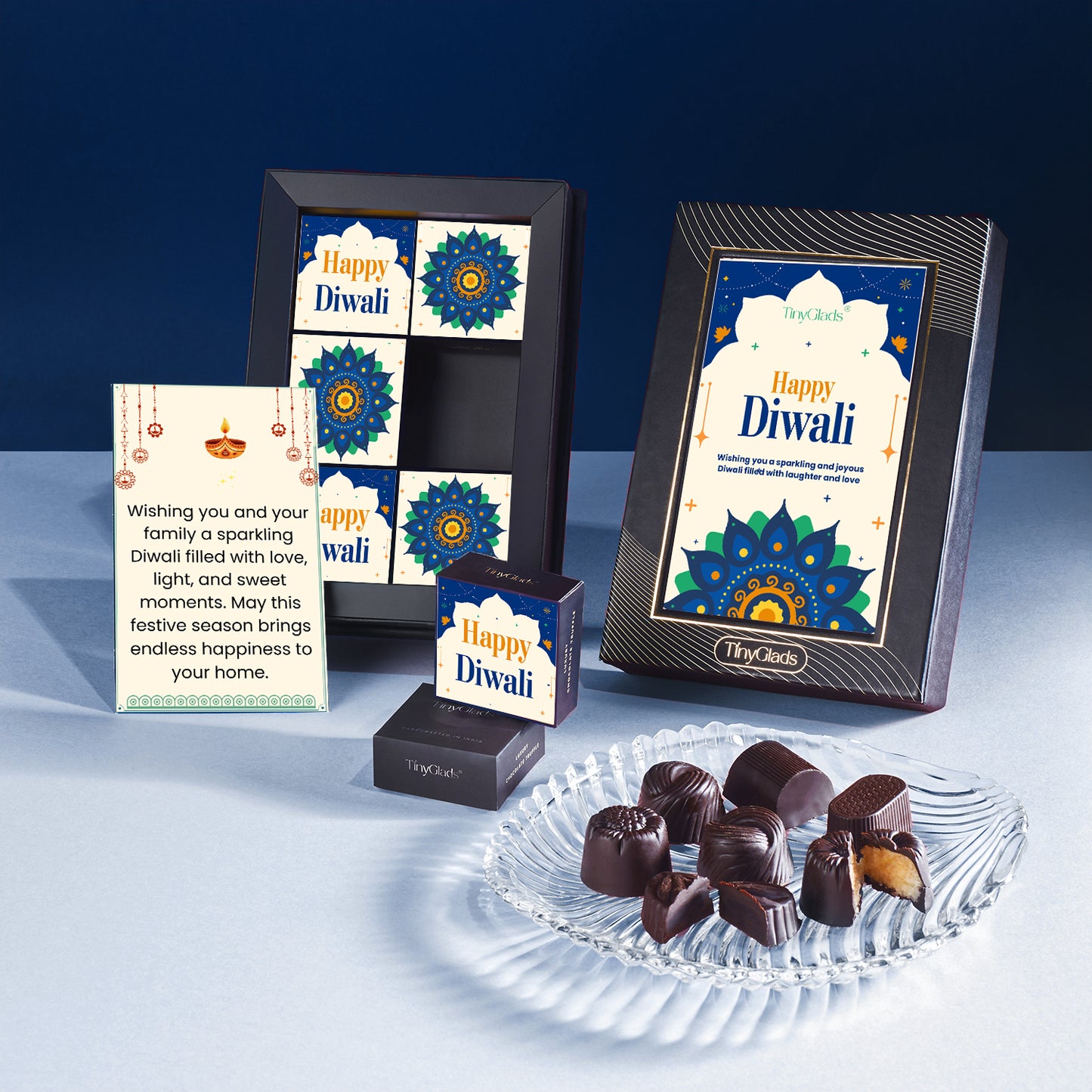 Personalised Photo Frame Diwali Chocolate Box