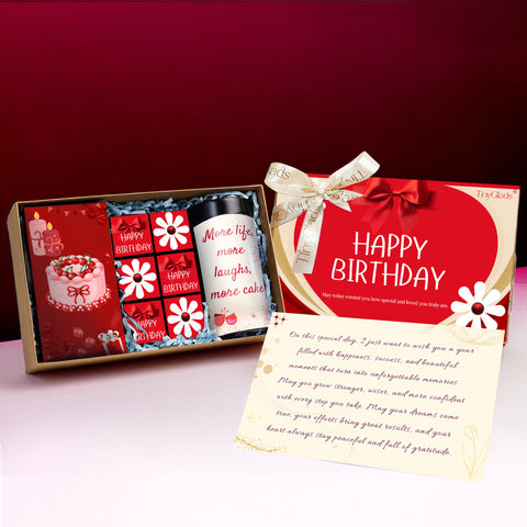 A Complete Birthday Indulgence Box | Bar, Jar & Truffles Combo