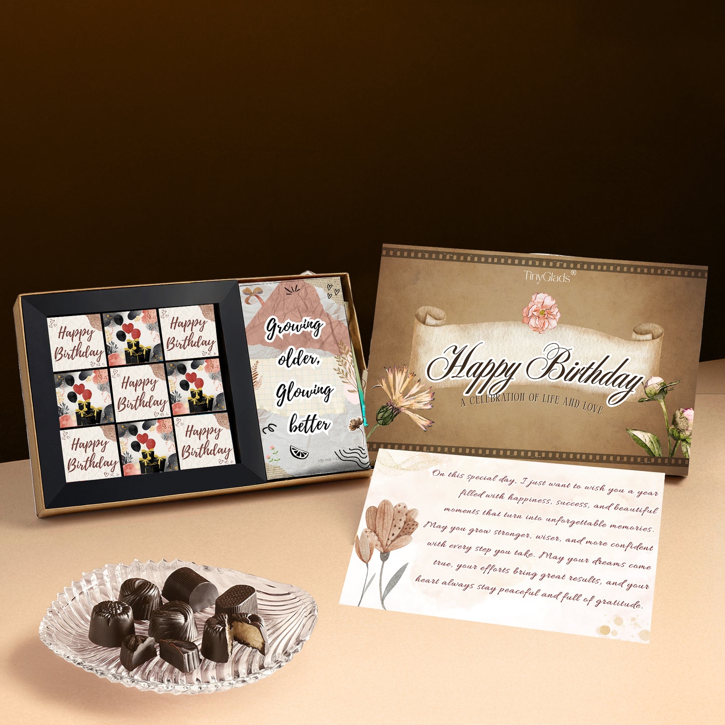 Nine Bites of Bliss & One Rich Bar | Birthday Box