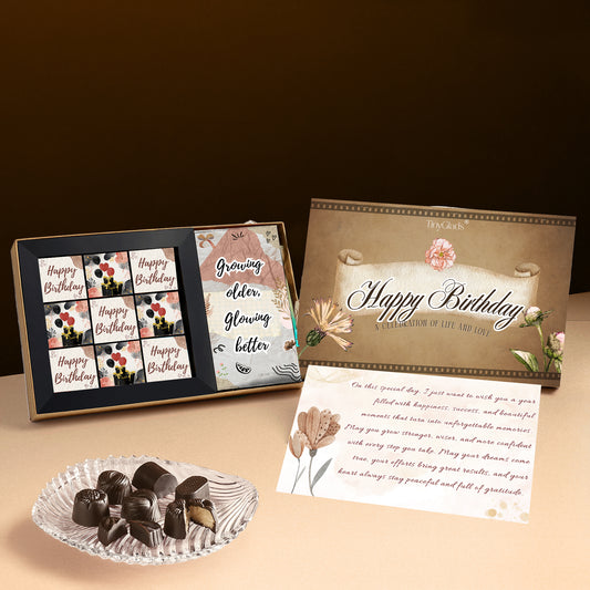 Nine Bites of Bliss & One Rich Bar | Birthday Box