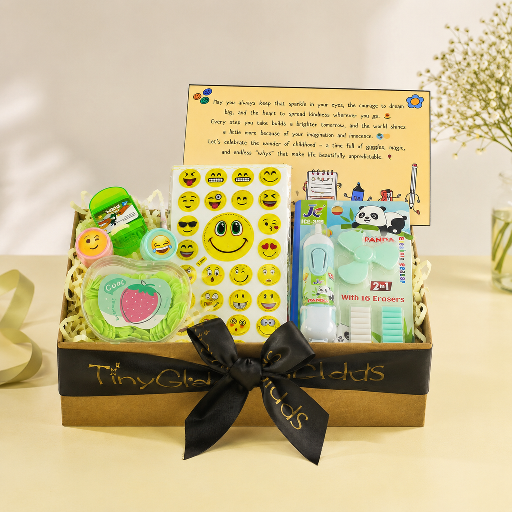 TinyGlads Bright Minds Children's Day Activity Hamper | Creative Gift Box