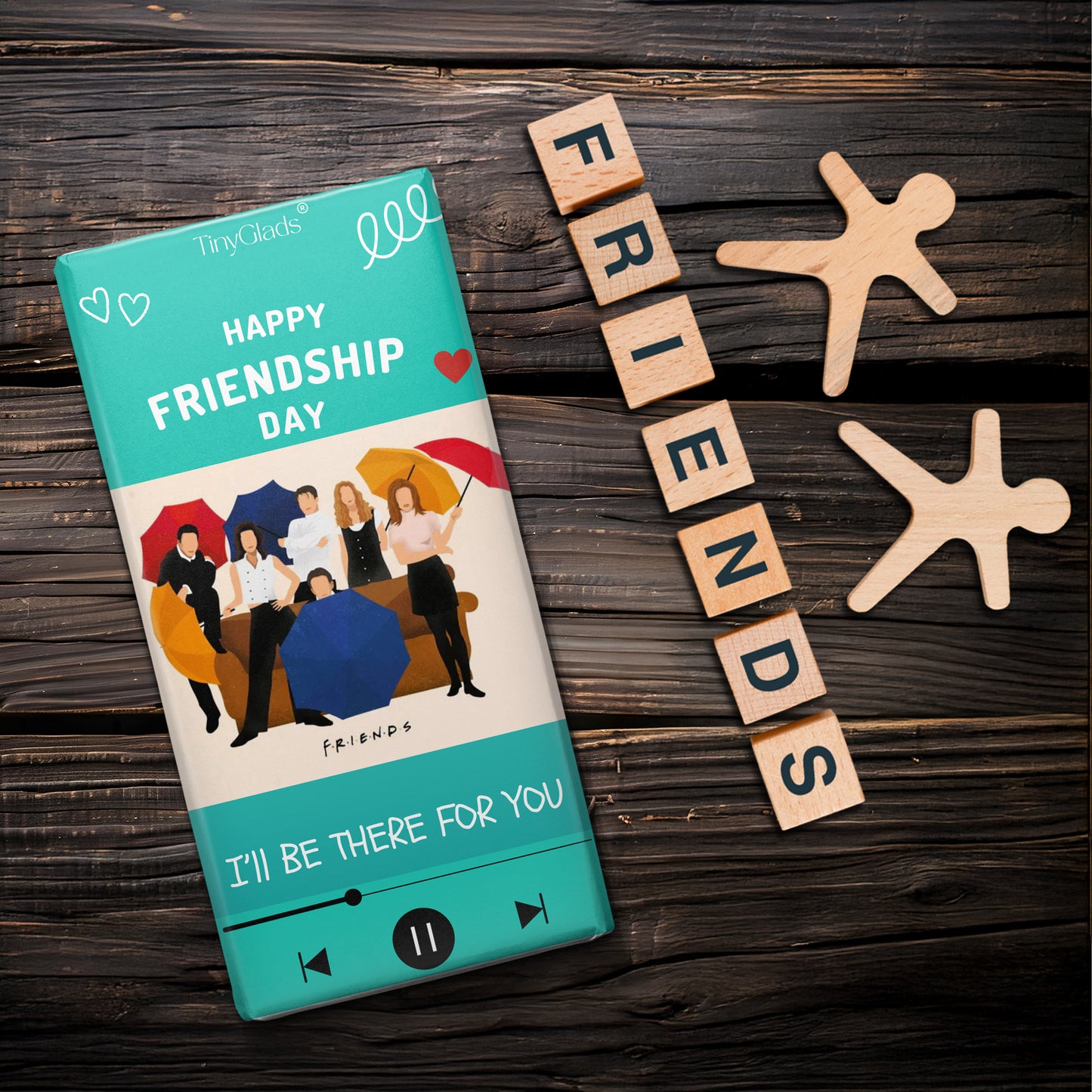 FRIENDS-Inspired Friendship Day Chocolate Bar | Premium Gift