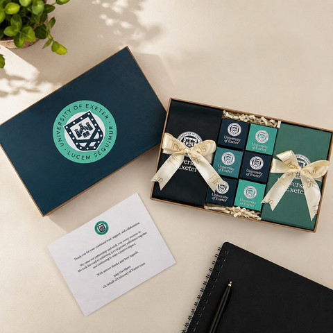 Customized Corporate Chocolate Gift Box for Universities | Truffles & Chocolate Bars