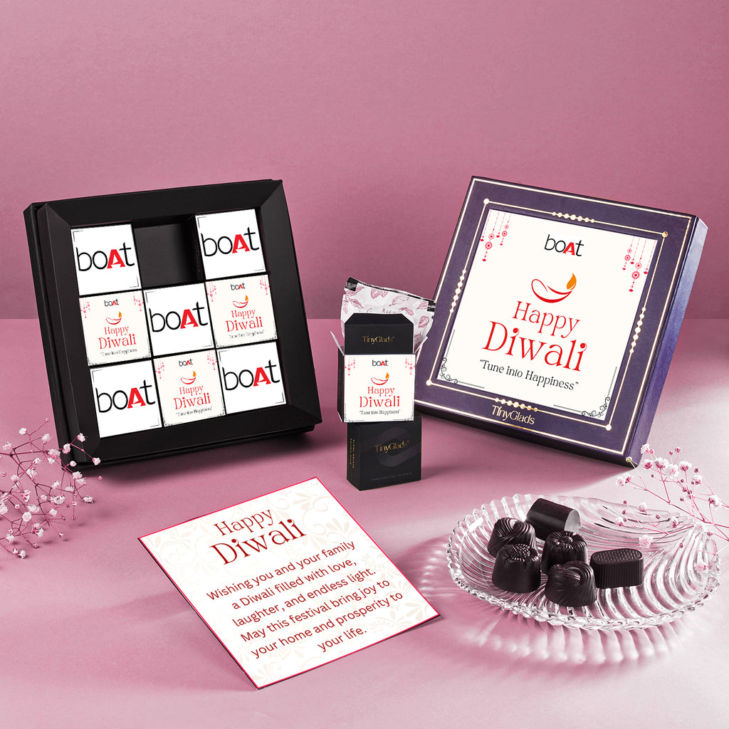Corporate Diwali Chocolate Gift Box – 9 Premium Truffles