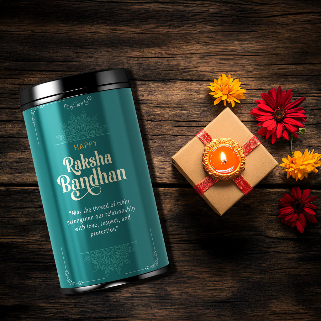TinyGlads Raksha Blessings Chocolate Truffle Jar | 12 Gourmet Truffles