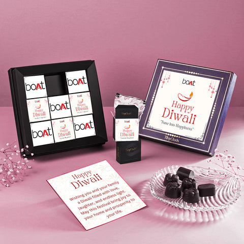 Corporate Diwali Chocolate Gift Box – 9 Premium Truffles