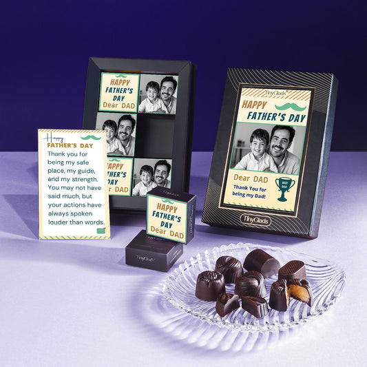 Best Dad Personalized Chocolate Box – 6 Pcs