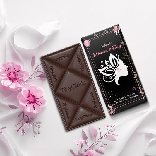 TinyGlads Grace in Bloom Chocolate Bar | Women's Day Edition | 80g