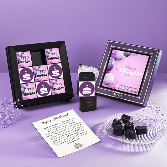 A Box Full of Sweet Birthday Wishes | 9 Chocolates Truffes