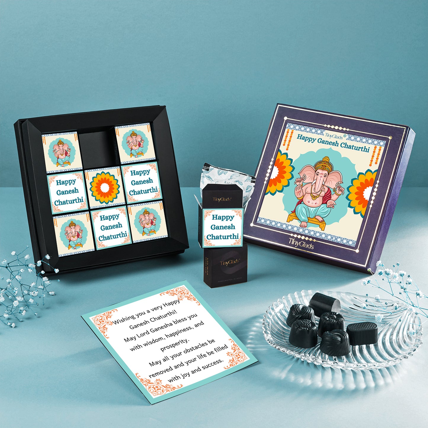 Ganesh Chaturthi Gourmet Truffle Box – 9 Handcrafted Truffles