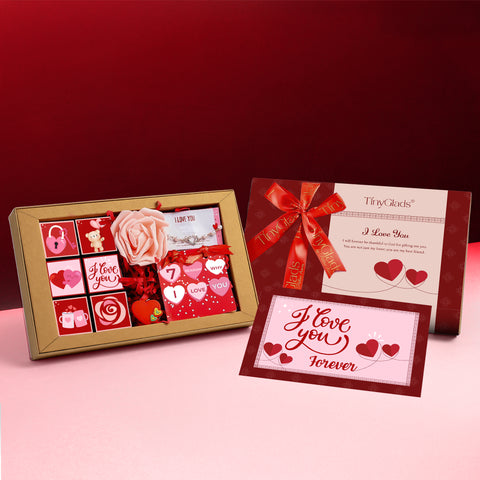 Premium Love Hamper with Rose, Truffles & Greeting Card