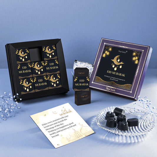 TinyGlads Gourmet Eid Chocolate Gift Box | 9 Premium Truffles