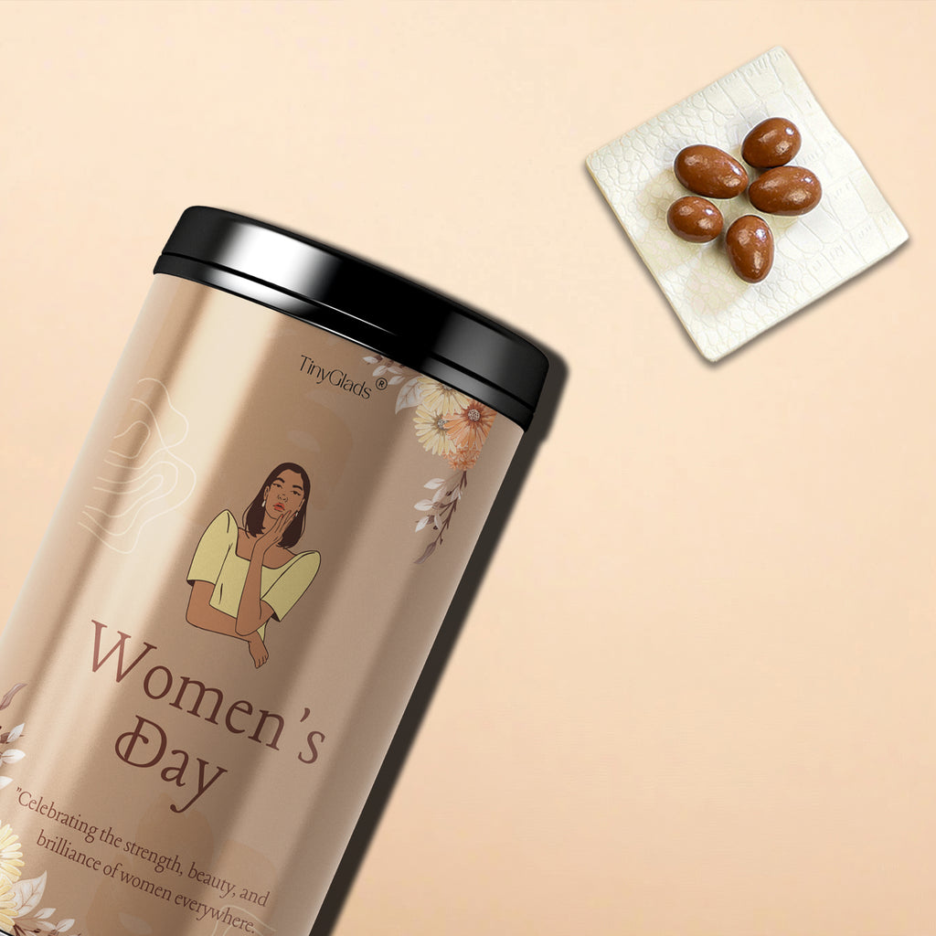 TinyGlads Women's Day Chocolate Gift Jar | 250gms
