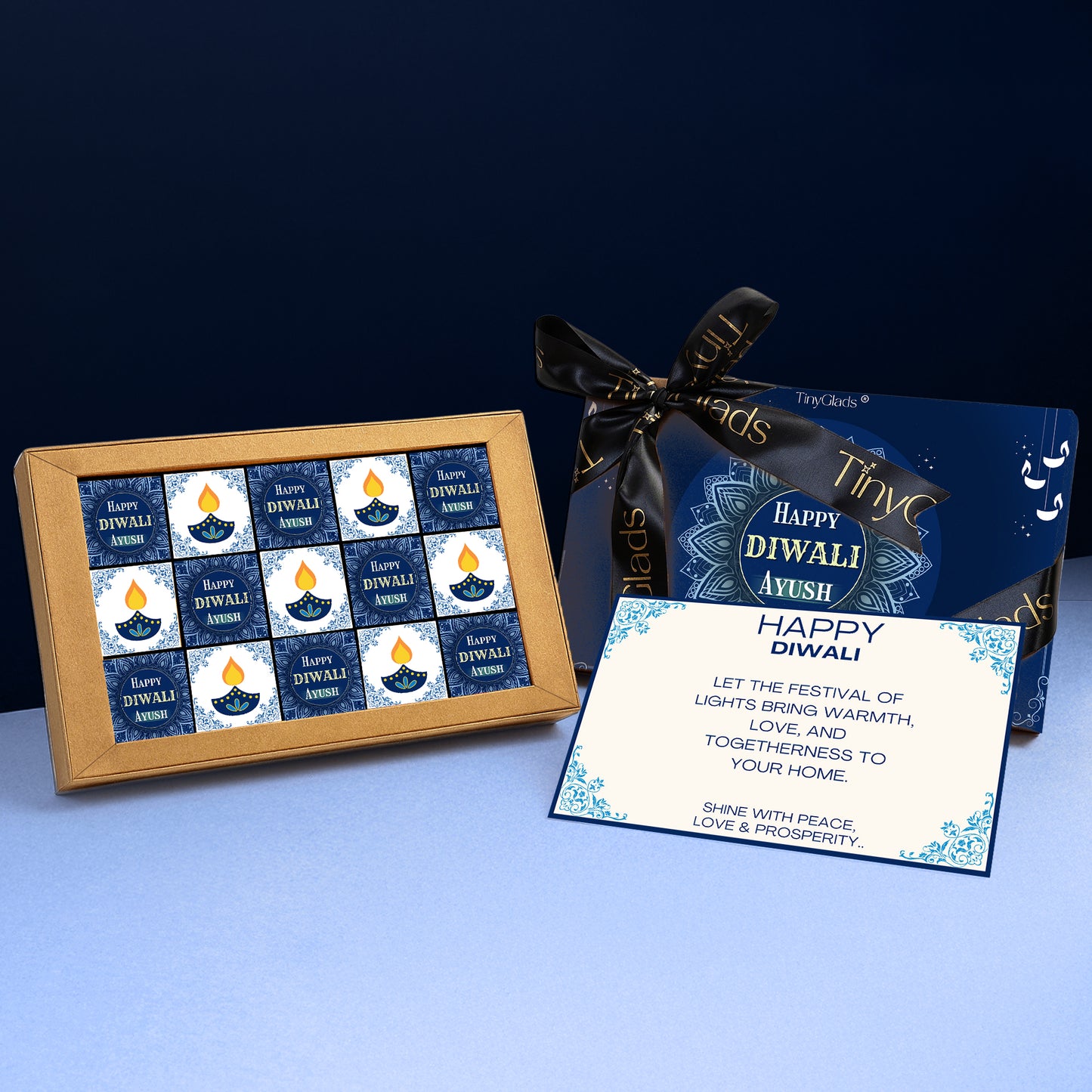 Grand Diwali Chocolate Truffle Box – 15 Luxury Chocolate Truffles