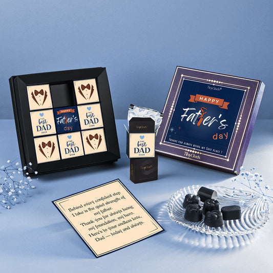 Father’s Day Premium Chocolate Box – 9 Chocolates Inside