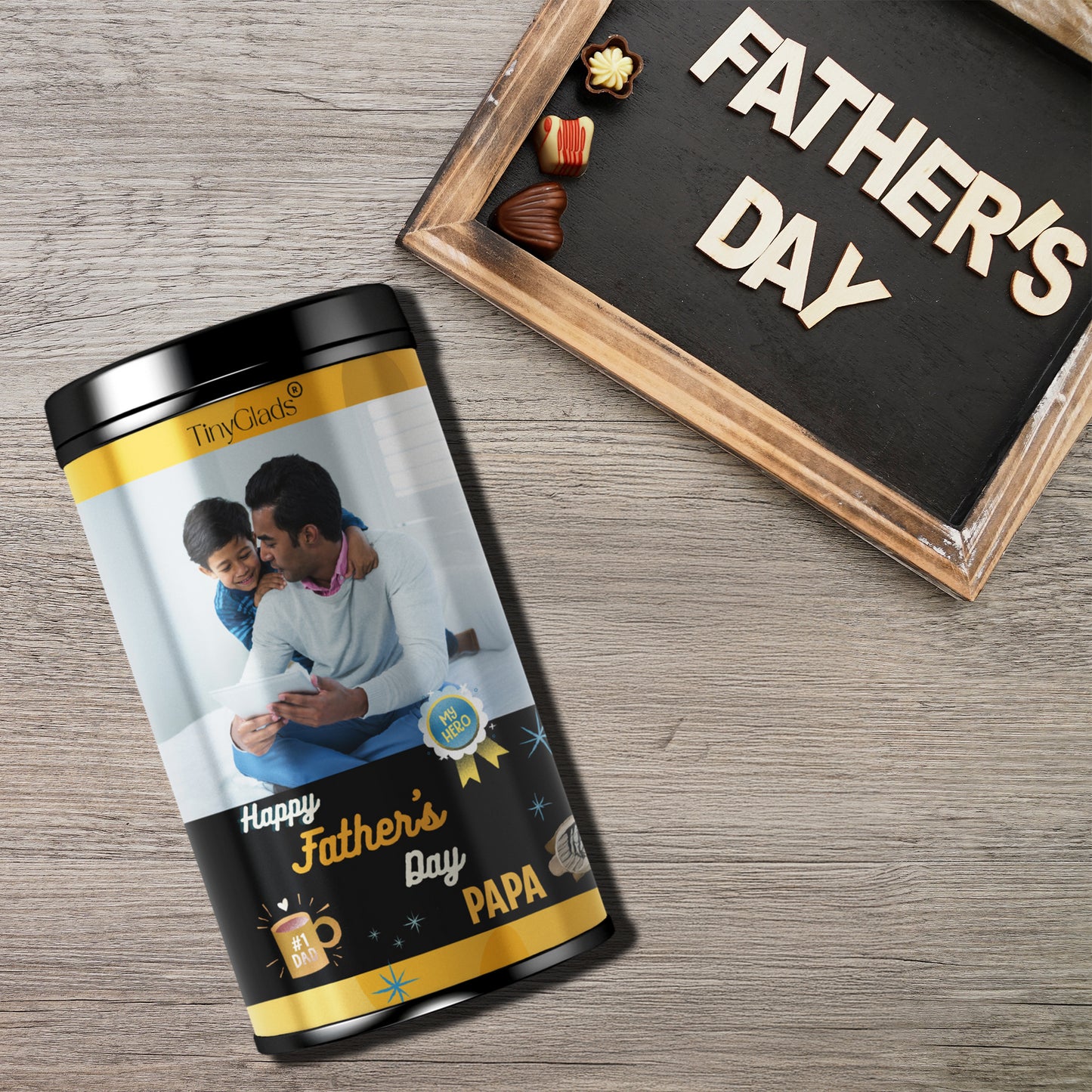 Personalised Father’s Day Chocolate Jar