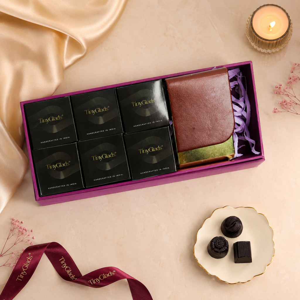 Premium Corporate Chocolate Gift Box with Card Holder