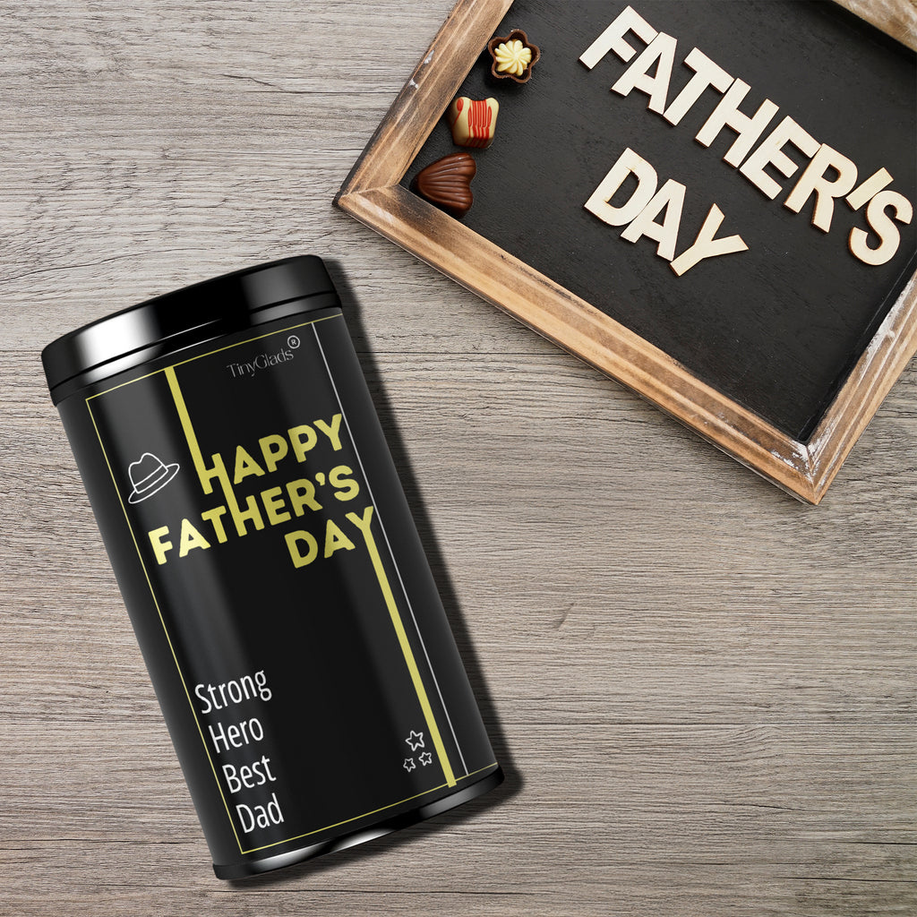 Strong Hero Best Dad Chocolate Jar
