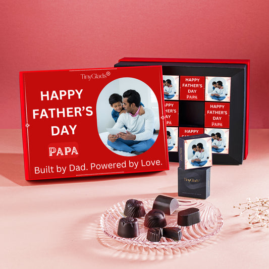 Love You Dad Premium Chocolate Box – 12 Pcs Inside