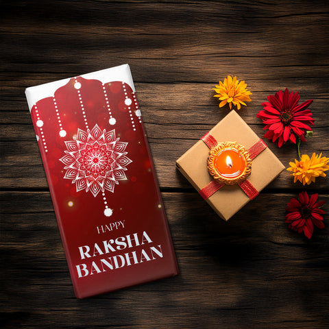 TinyGlads Rakhi Bliss Chocolate Bar | Almond & Cranberry | 80g