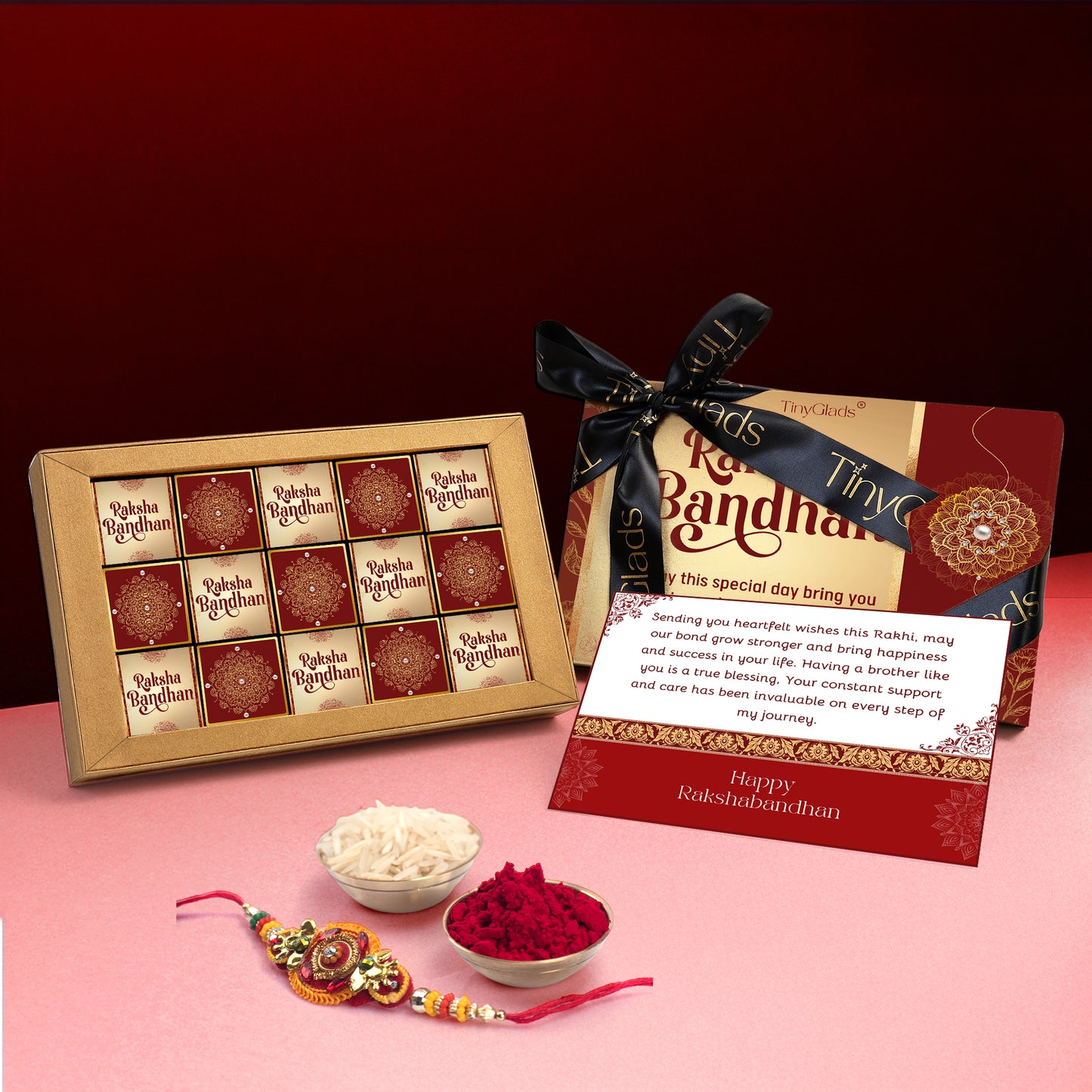 SweetBond Truffle Rakhi Box – 15 Premium Chocolates